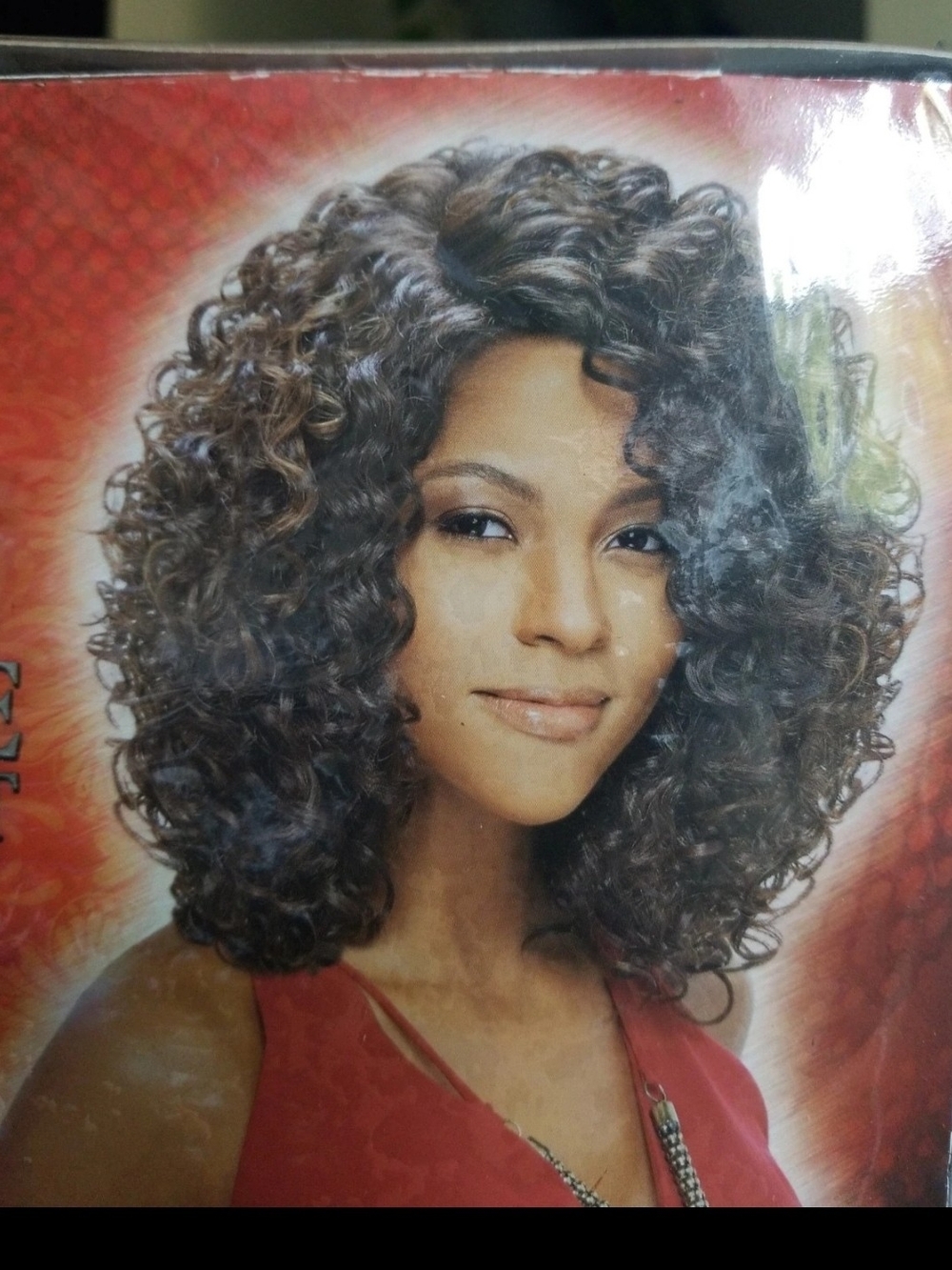 Voluminous Curly Women’s Wig in Black - Natural Finish